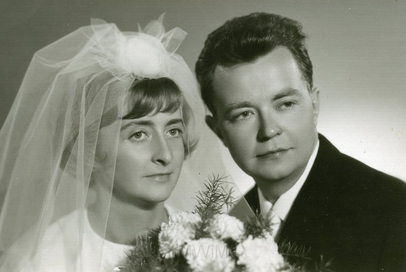 KKE 5018.jpg - Fot. Ślubne. Ślub Leona Troniewskiego z Leokadią Jurewicz, 1967 r.